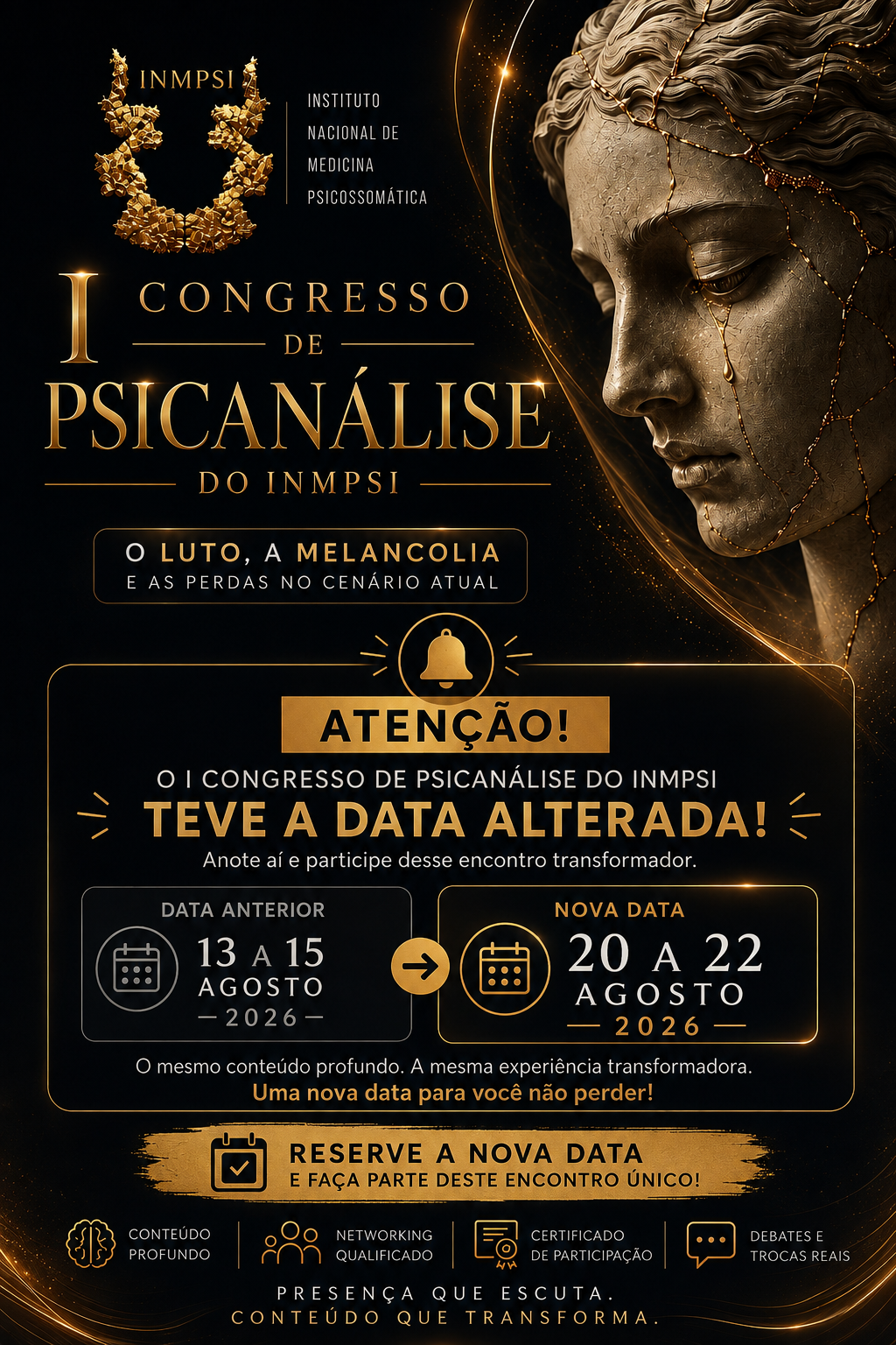 Alteração de Data do Congresso